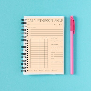 Daily Fitness Planner-Weight Management Planner