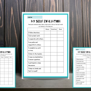 Planificador de autoevaluación del estudiante