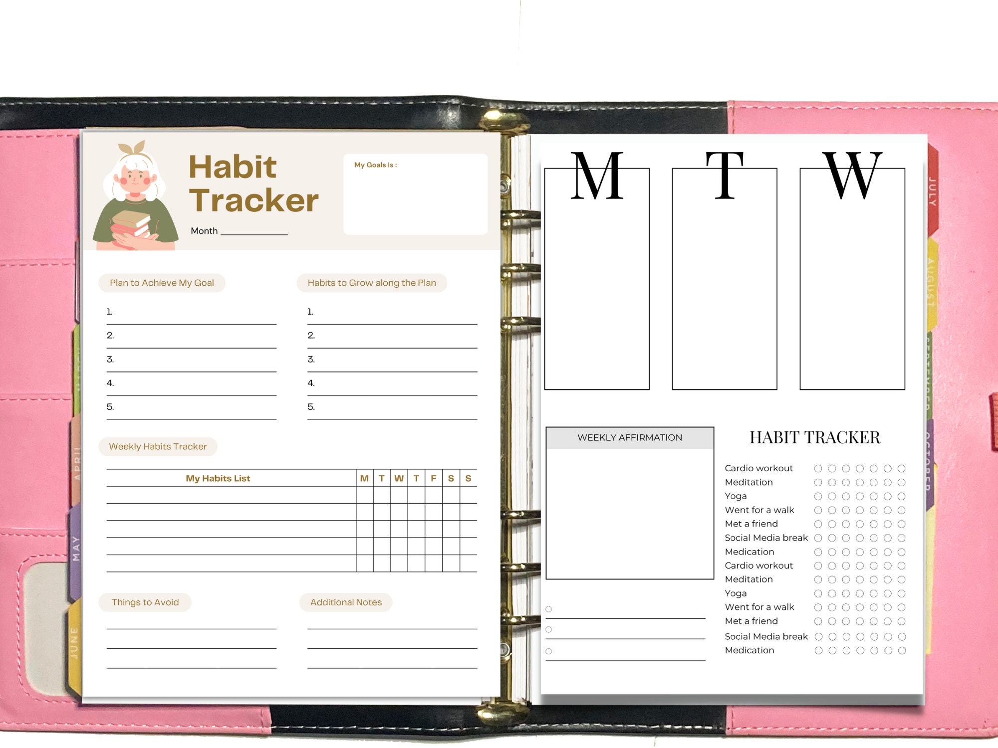 Habit Tracker journal