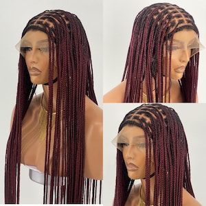 Knotless braided wigs box braids wig braided wig for black women senegalese twists wig box braids wigs