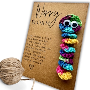 Worry Worm - Crochet Mental Health Aid