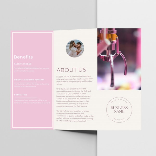 Vending Machine Brochure Etsy