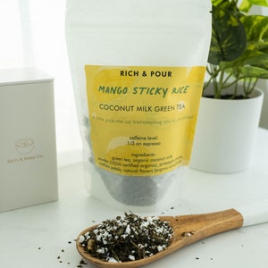 Mango Sticky Rice - Coconut Milk Green Tea