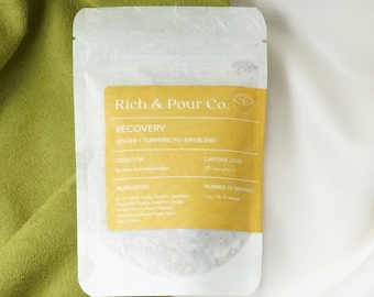 Recuperación: Mezcla de jengibre y cúrcuma Pu-erh