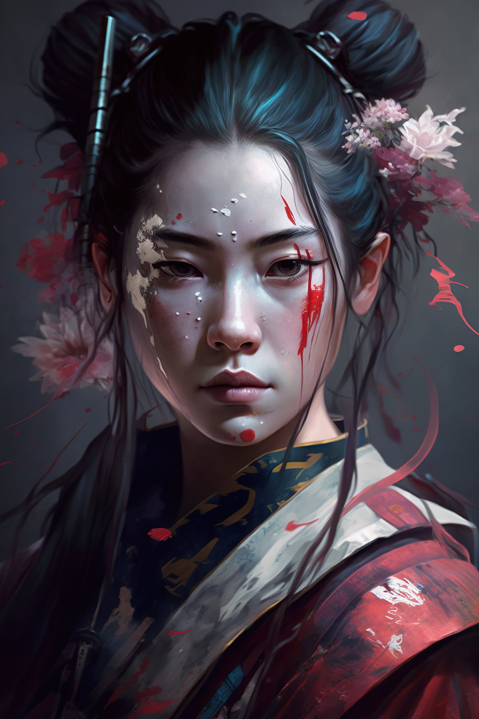 Instant Download Printable Aigenerated Geisha Art Print Geisha