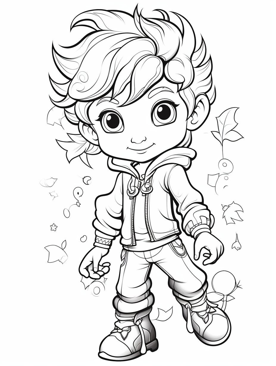 Elf Coloring Pages for Kids Instant Download Printable - Etsy