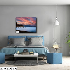 Lake Tahoe Sierra Nevada Kings Beach Morning Golden Hour Canvas, Acrylic,  Aluminum Metal Print, Paper Print, Wall Art Decor, Nature Decor