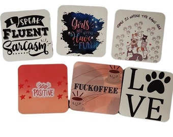 Discover Our Collection of Novelty Coasters!