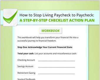 Ebook digitale - Come smettere di vivere la lista di controllo della busta paga: un piano d'azione passo dopo passo - 10 pagine