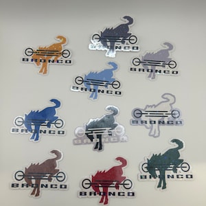 Buck Buck Bronco Bucking Stickers Set of 10 Glitter Holographic - Etsy