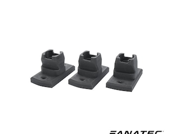 3-Pack Fanatec QR2 Wheel Wall Mount | Sim Racing | Sim Rig | Accessories | 4040, 4080 Extrusion | AlphaSim.eu