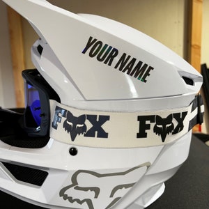 Helmaufkleber mit individuellem Namen | Aufkleber, Aufkleber, personalisierter Motorradhelm-Vinylaufkleber | AlphaStick.nl