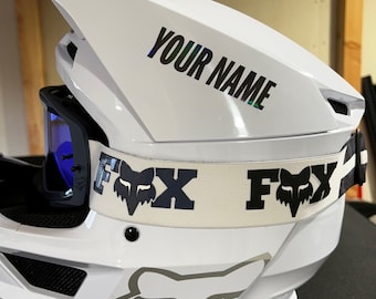 Custom Name Helmet Sticker | Decal, Sticker, Personalized Motorcycle Helmet Vinyl Sticker | AlphaStick.nl