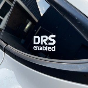 Formula One - DRS Enabled - Vinyl Waterproof Car Sticker | Formula 1 | Stickers | Vinyl | Car Stickers | AlphaSim.eu