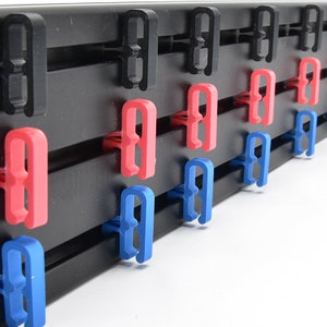 Platta kabelklämmor för extruderingsprofil Sim Rig | Sim Racing | Sim Rig | Tillbehör | 4040, 4080 Extrusion | AlphaSim.eu