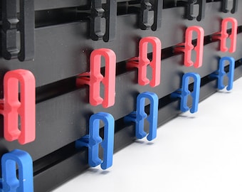 Flat Cable Managent Clips for Extrusion Profile Sim Rig | Sim Racing | Sim Rig | Accessories | 4040, 4080 Extrusion | AlphaSim.eu