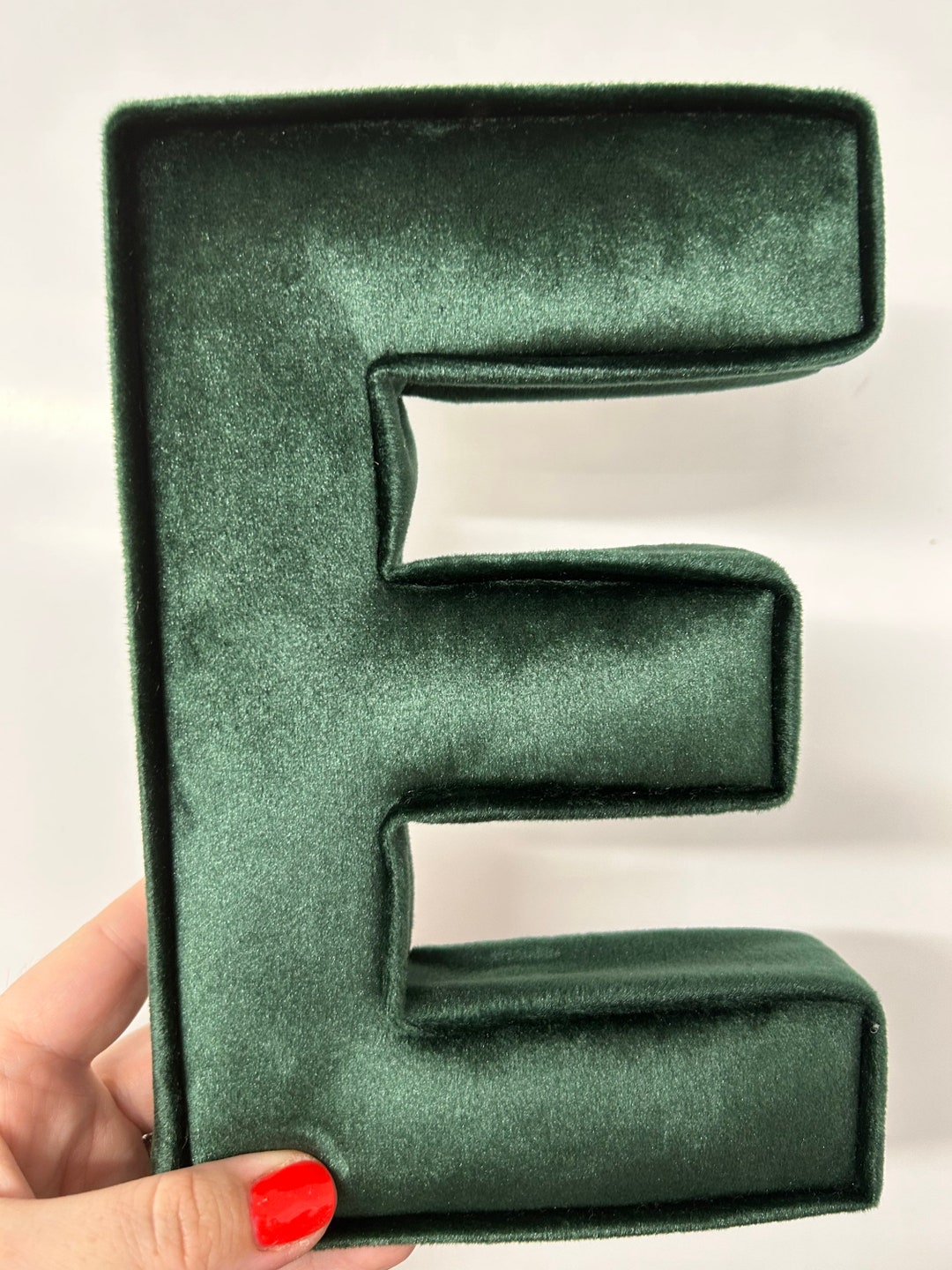 Velvet Fabric Letters - Etsy