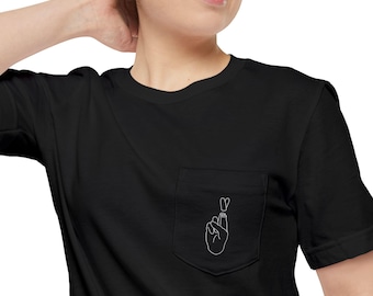 Anti-Lucky Charm Pocket Tee, Superstition Graphic Shirt
