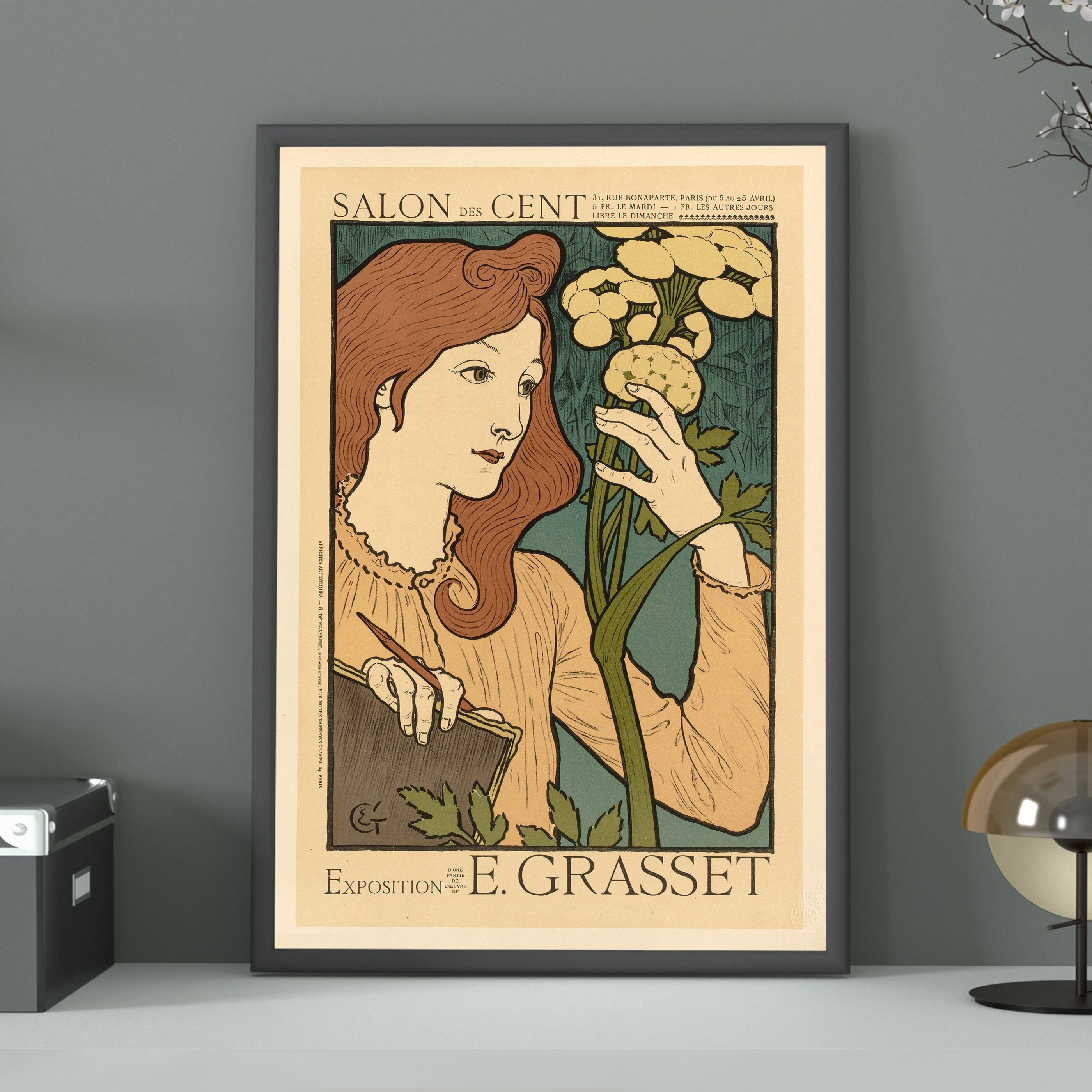 POSTER DI VIAGGIO DI PARIGI: Stampa Pubblicitaria Francese Vintage – Pimlico Prints - Foto 5