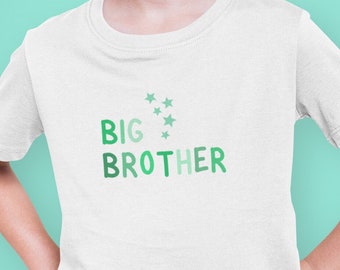Big brother shirt, big brother gift, matching big bro shirt, pregnancy reveal, big brother announcement shirt sibling, big brother tshirt,