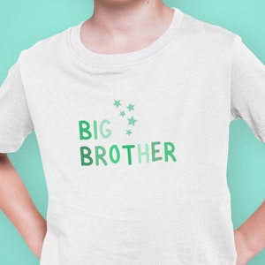 Big brother shirt, big brother gift, matching big bro shirt, pregnancy reveal, big brother announcement shirt sibling, big brother tshirt,