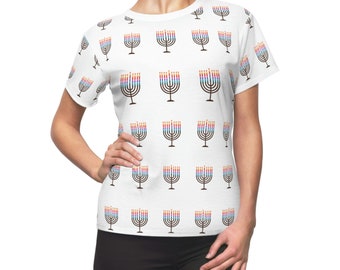 Mujeres de camisa de Hanukkah, regalos de Hanukkah, mujeres de ropa de Hanukkah, ideas de regalos de Hanukkah, orgullo judío lindos regalos judíos lindo regalo de Chanukah mamá