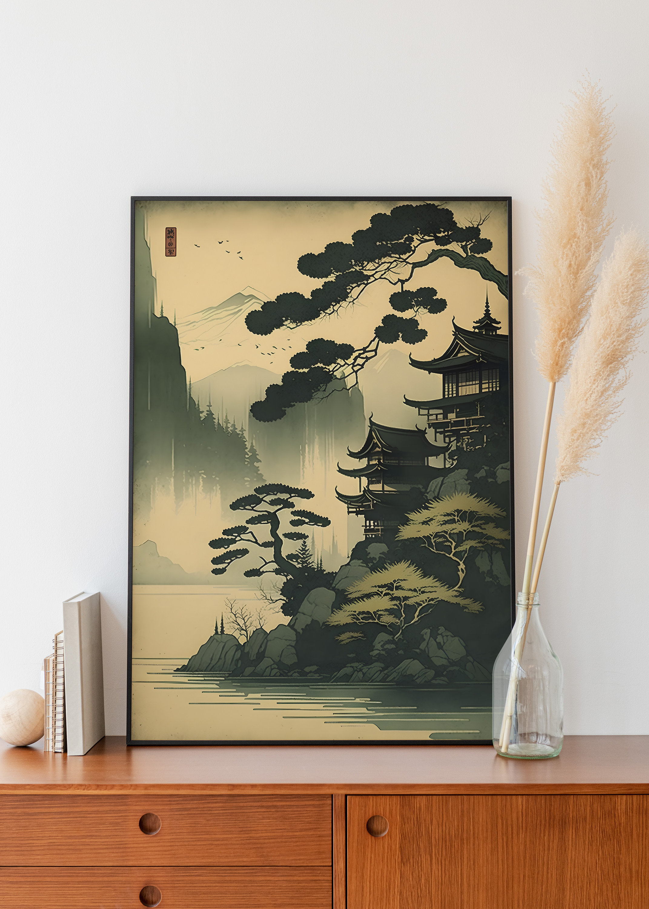 Japan Landscape Wall Art, Tokyo Mountain Printable Art, Japan Poster ...