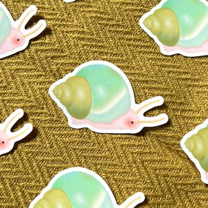 Rosa Aufkleber | Süßer wasserdichter Vinylaufkleber für Wasserflaschen, Telefonhüllen, Planer, Laptops | Tiere | Natur