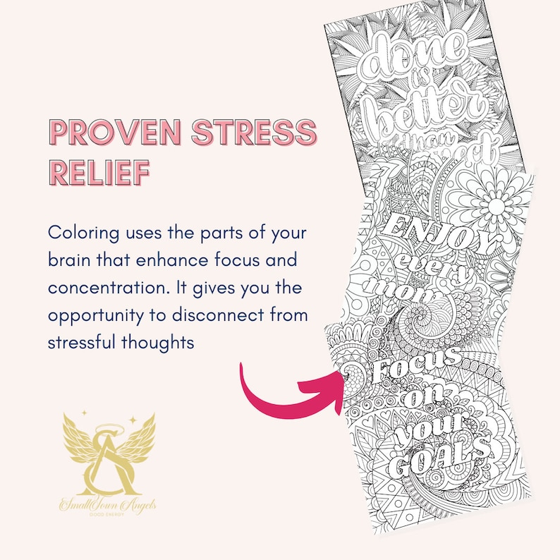 Mental Health Coloring Pages – Positive Motivational Quotes (250 ...