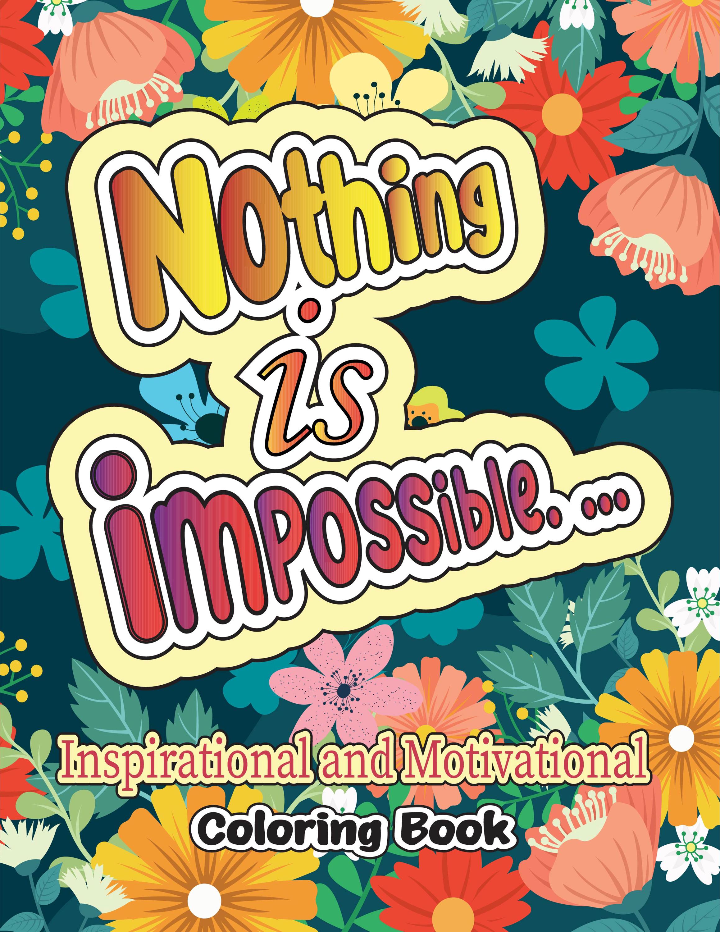 Motivational Quotes Adult Coloring Pages for Mental Health and ...