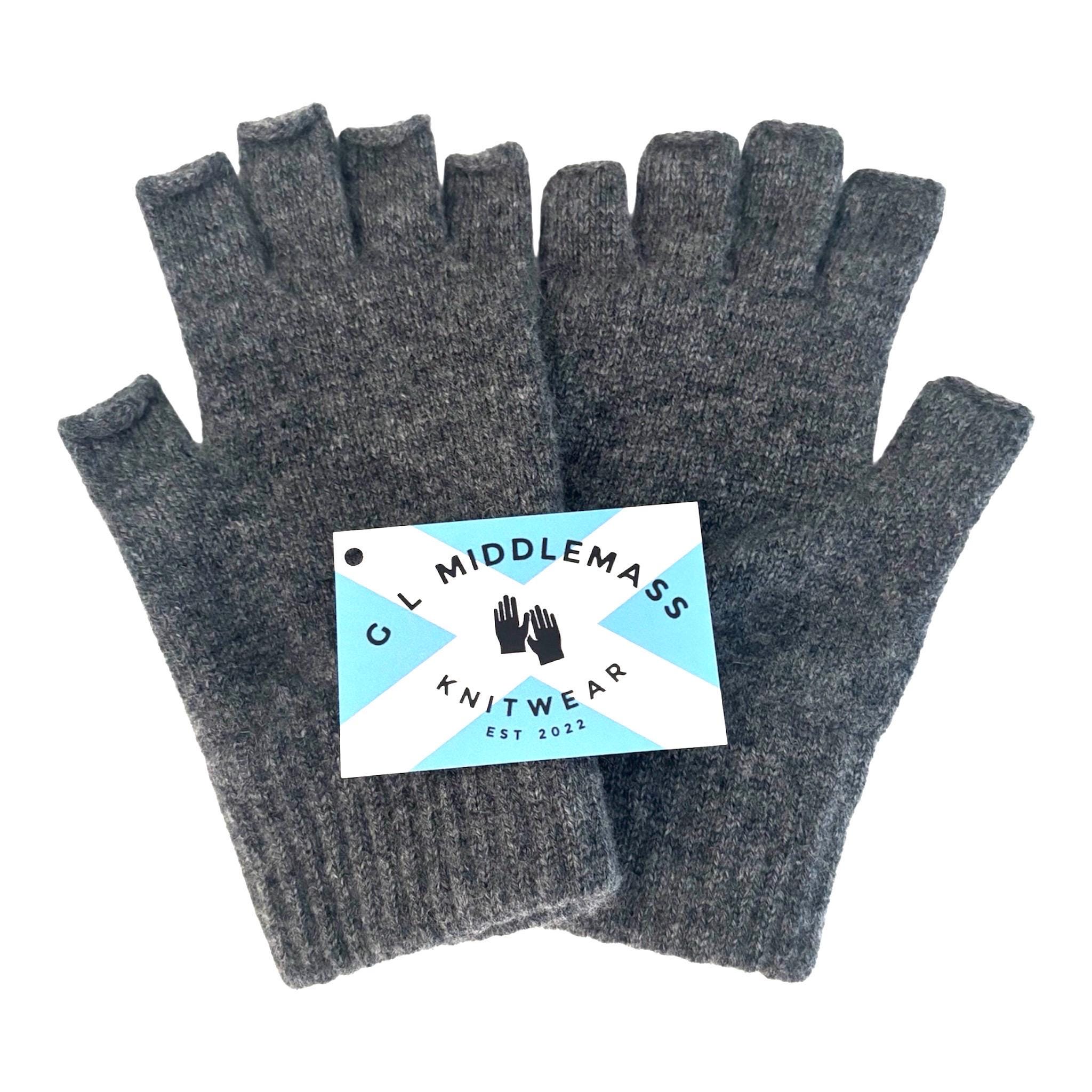 Ladies 100% Pure Cashmere Fingerless Gloves - Etsy