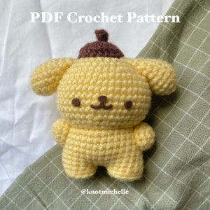 Yellow Pup Crochet Pattern *digital download PDF pattern*