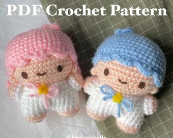 Dreamy Twins - 2 Variations Crochet Pattern *digital download PDF pattern*