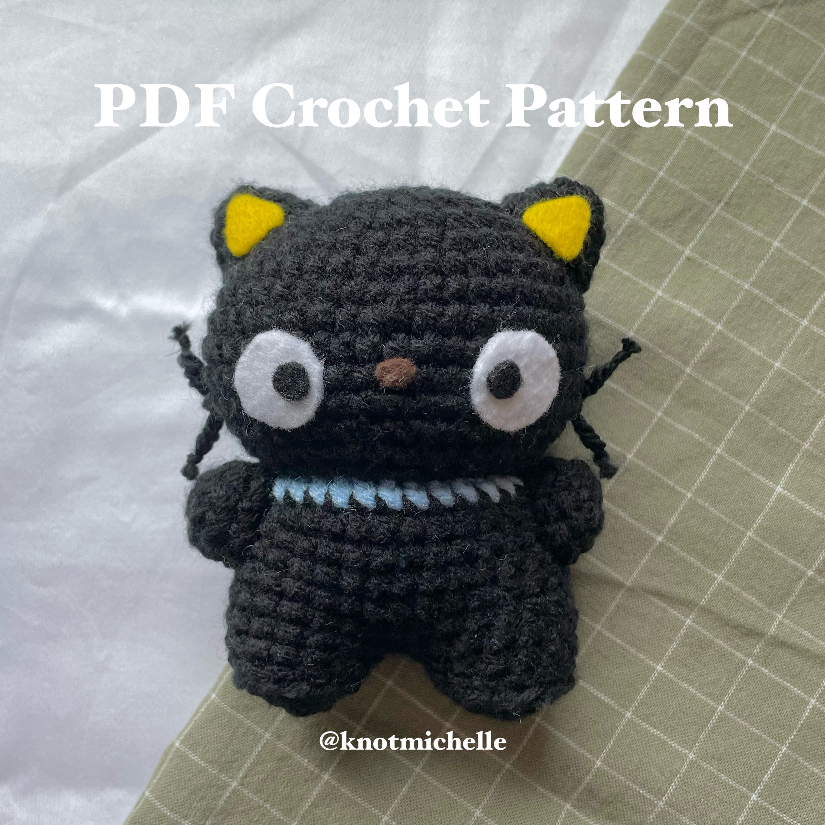 30 Black Cat Crochet Patterns for Amigurumi, Bags, Keychains, and Cozy Handmade Gifts 12 Black Cat Amigurumi Pattern