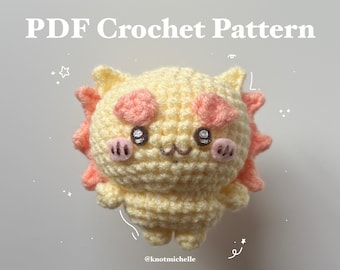 Lion-Dog Crochet Pattern *digital download PDF pattern*