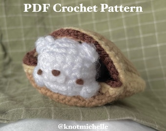 Bear Dorayaki Crochet Pattern *digital download PDF pattern file*