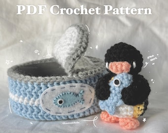 Sardine Tin Penguin Pattern *digital download PDF pattern*