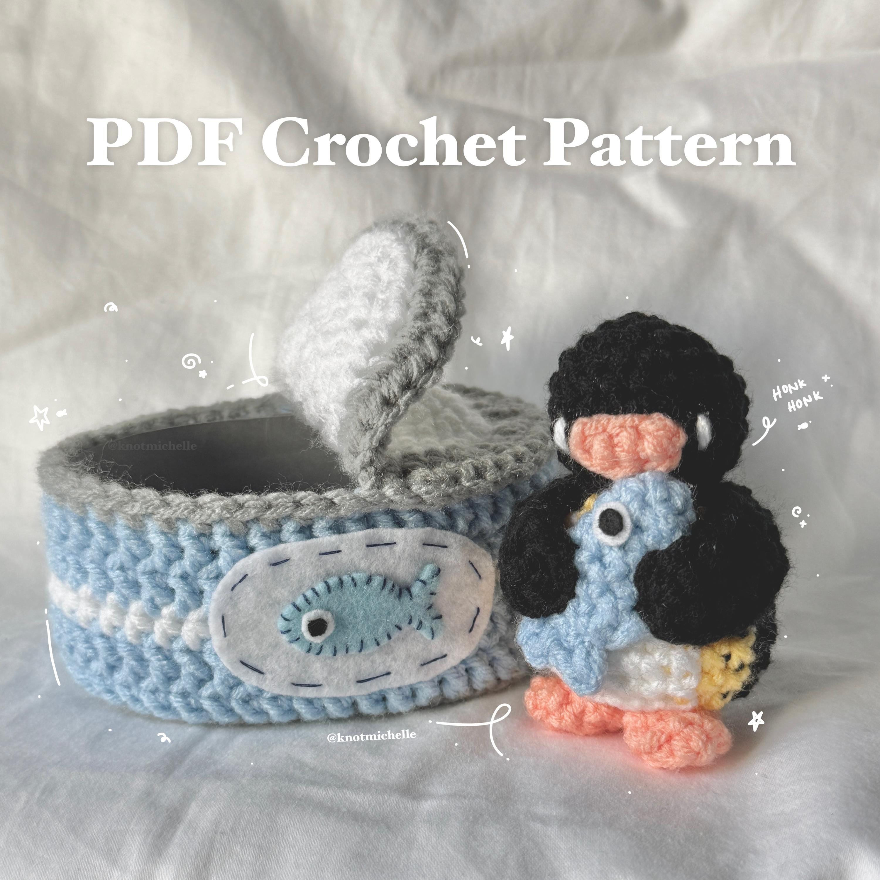 39 Crochet Penguin Patterns, Amigurumi, Blankets, and Keychains 25 Sardine Tin Penguin