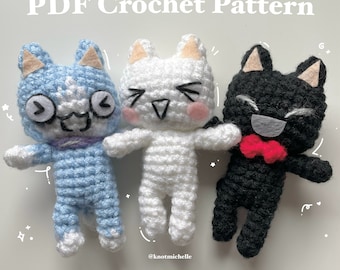 Cat Friends Häkelanleitung *digitaler download PDF Häkelanleitung*