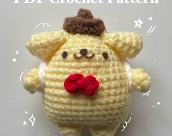 Back-to-School Dog Crochet Pattern *digital download PDF pattern*