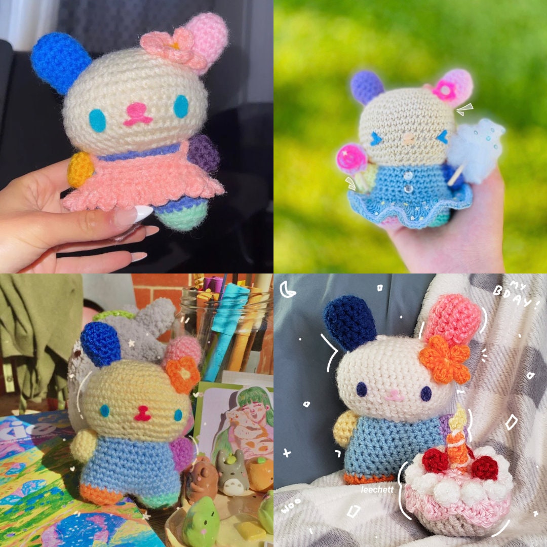 Colourful Bunny Crochet Pattern *digital Download PDF Pattern* - Etsy