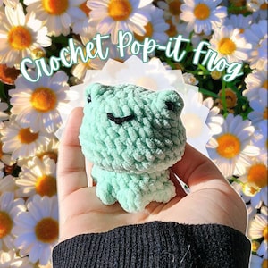 Crochet Pop-it Frog