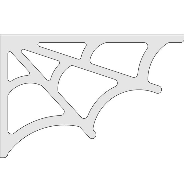 Spinnenweb Gusset DXF