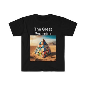 Rubik&#39;s Pyraminx Unisex Softstyle T-Shirt