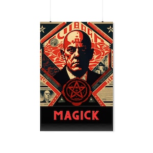 Aleister Crowley: Magick Premium Matte Vertical Posters
