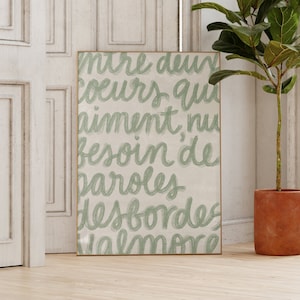 French Quote Printable Wall Art, Digital Download, French Poster, French Aesthetic Wall Art, French Art, French Print, Trendy Wall Art