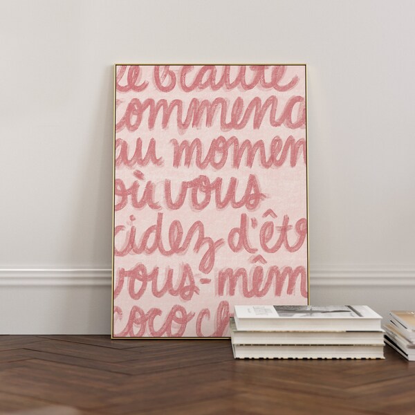 French Word Art Etsy