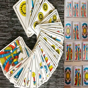 2 cartes à jouer marocaines originales 40 jeux de cartes Naipes, Karta et jeu de cartes