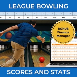 Frame by Frame League Bowling Scores: Verwalte deine persönliche Bowling Saison in einer einzigen Google Sheets Tabelle