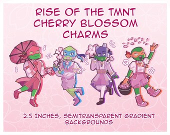 Charms de flor de cerezo de Rise of the Teenage Mutant Ninja Turtles